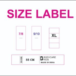 SIZE LABEL