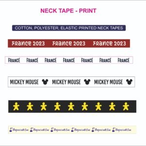 NECK TAPE PRINTED