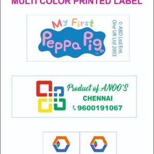 MULTI COLOR ROTARY PRINTED LABEL