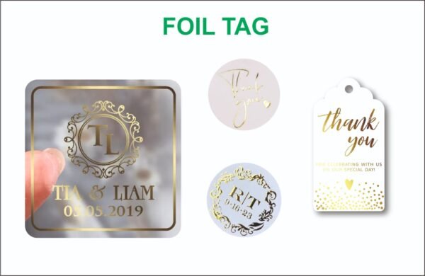 FOIL & UV & EMBOSSED TAG - Image 3