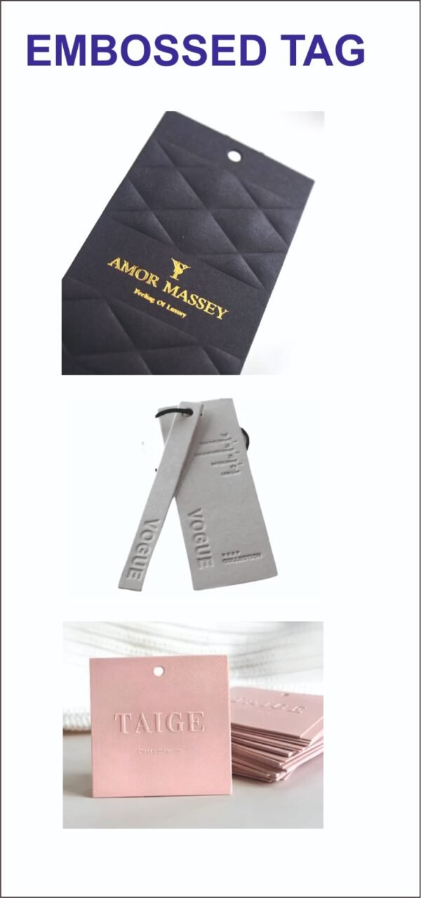 FOIL & UV & EMBOSSED TAG